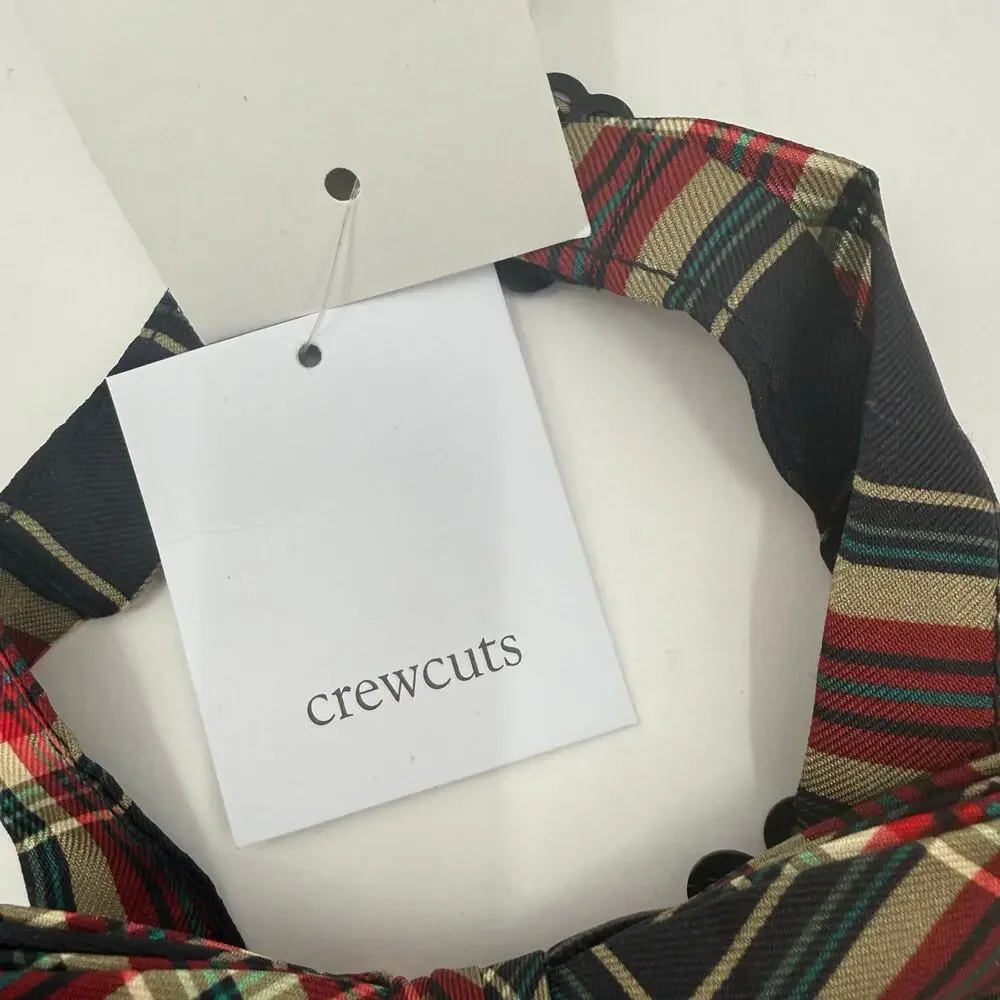 J.Crew Boys Silk Tie Size Small/Medium NWT bow tie Stewart tartan Formal Holiday